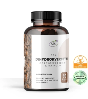 DIHYDROKVERCETIN (TAXIFOLIN) 98% EXTRAKT 90 KAPSLÍ 500 mg